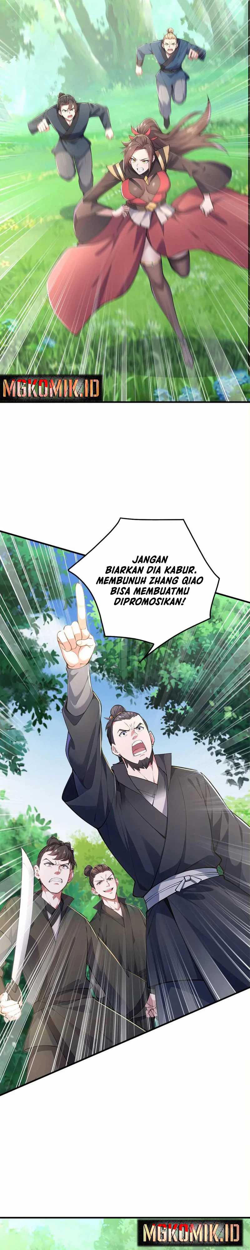 I Get Stronger Just by Lying Down While My Apprentice Cultivates Chapter 40 Bahasa Indonesia