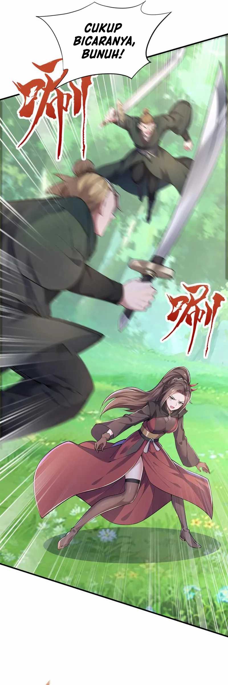 I Get Stronger Just by Lying Down While My Apprentice Cultivates Chapter 40 Bahasa Indonesia