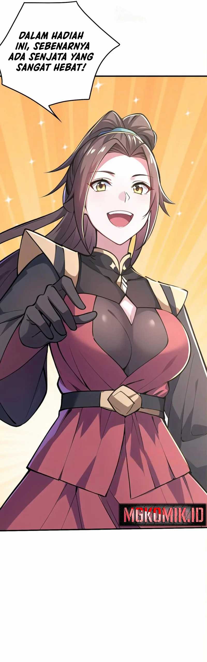 I Get Stronger Just by Lying Down While My Apprentice Cultivates Chapter 40 Bahasa Indonesia