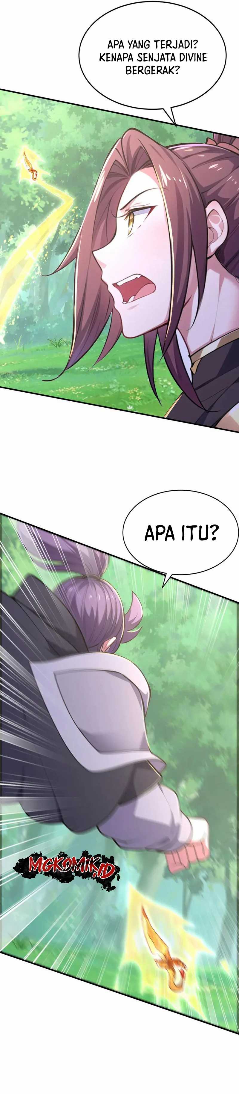 I Get Stronger Just by Lying Down While My Apprentice Cultivates Chapter 40 Bahasa Indonesia