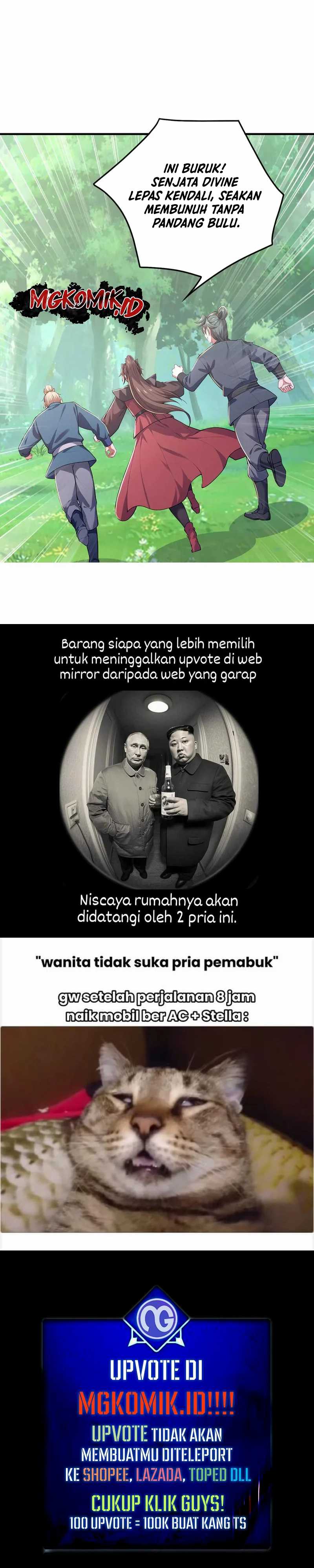 I Get Stronger Just by Lying Down While My Apprentice Cultivates Chapter 40 Bahasa Indonesia