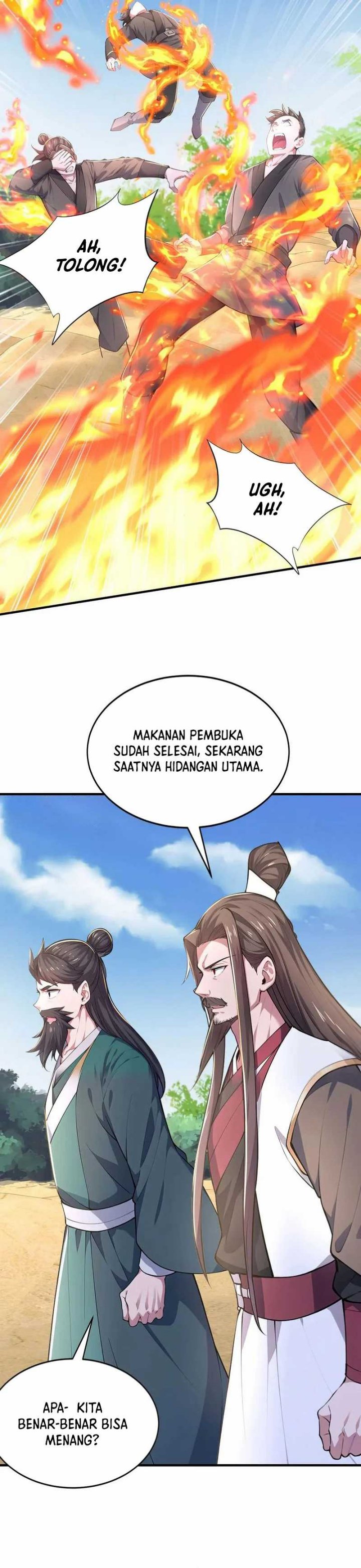 I Get Stronger Just by Lying Down While My Apprentice Cultivates Chapter 54 Bahasa Indonesia