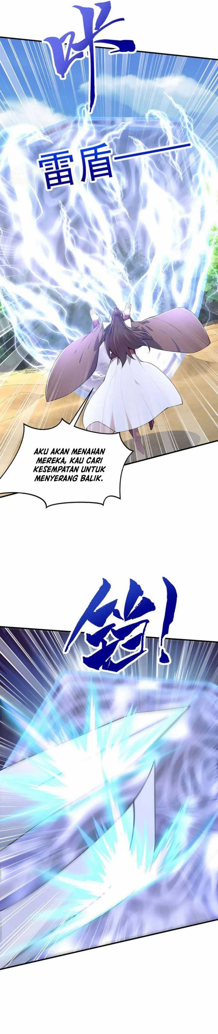 I Get Stronger Just by Lying Down While My Apprentice Cultivates Chapter 54 Bahasa Indonesia