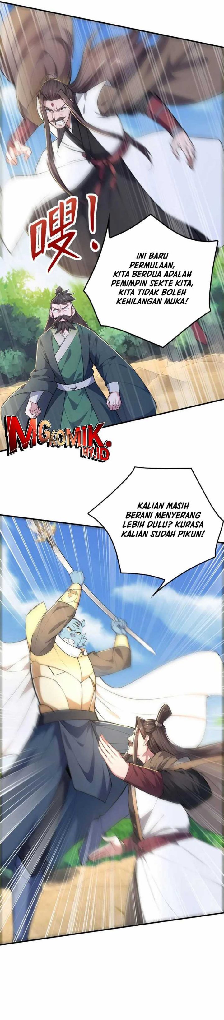 I Get Stronger Just by Lying Down While My Apprentice Cultivates Chapter 54 Bahasa Indonesia