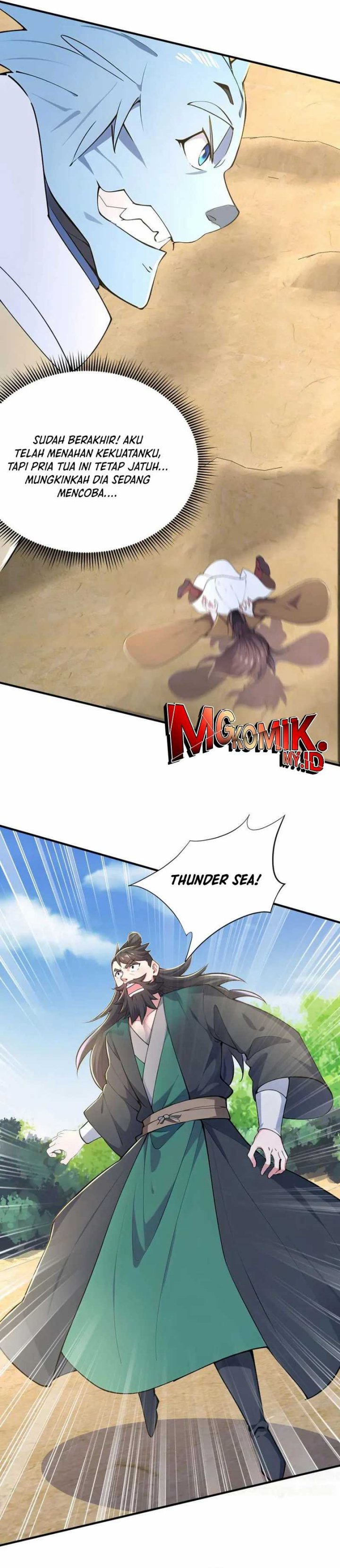 I Get Stronger Just by Lying Down While My Apprentice Cultivates Chapter 54 Bahasa Indonesia