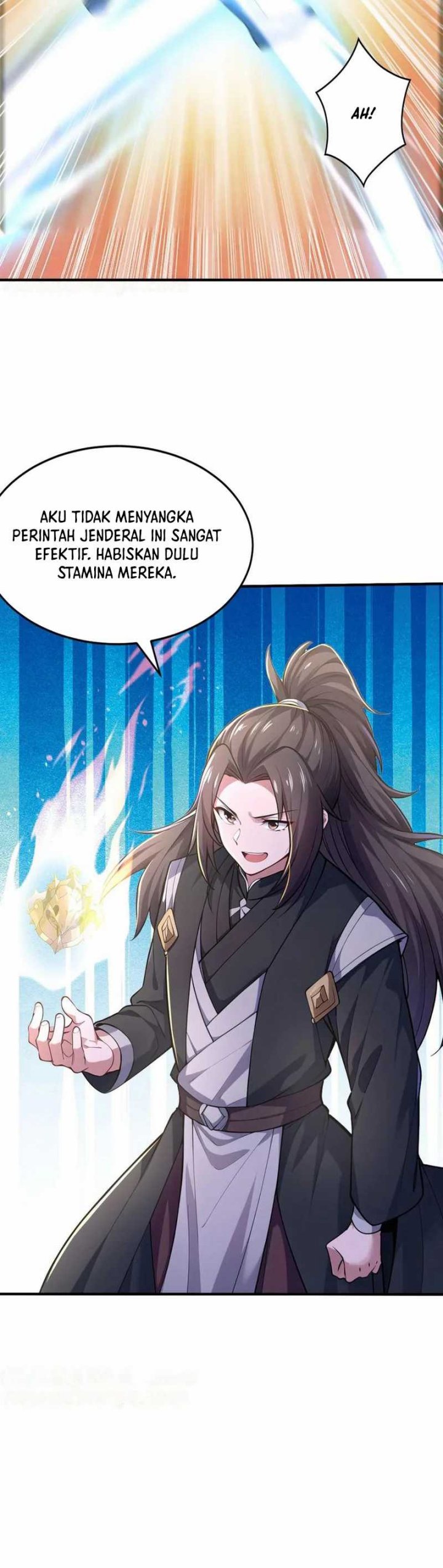 I Get Stronger Just by Lying Down While My Apprentice Cultivates Chapter 54 Bahasa Indonesia