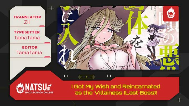 I Got My Wish and Reincarnated as the Villainess (Last Boss)! chapter 3