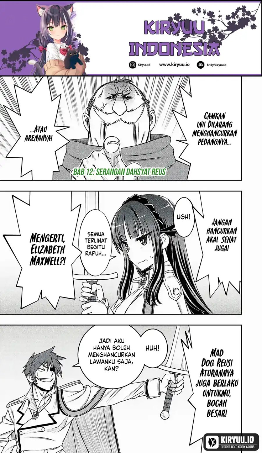 I Got My Wish and Reincarnated as the Villainess (Last Boss)! Chapter 12 Bahasa Indonesia
