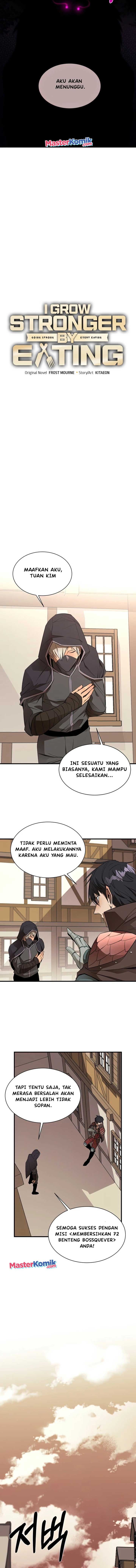 I Grow Stronger By Eating! Chapter 58 Bahasa Indonesia