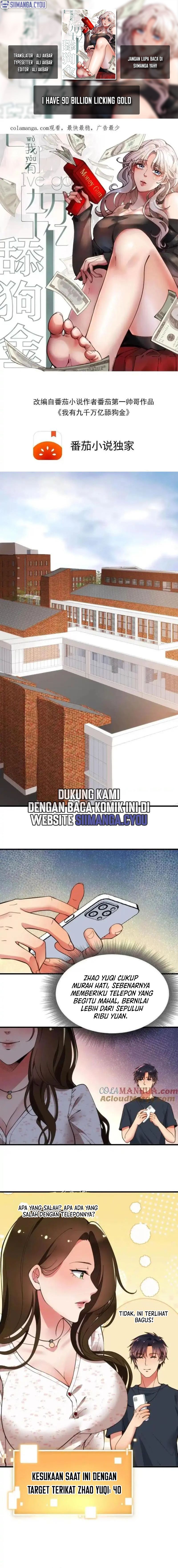 I Have 90 Billion Licking Gold Chapter 20 Bahasa Indonesia