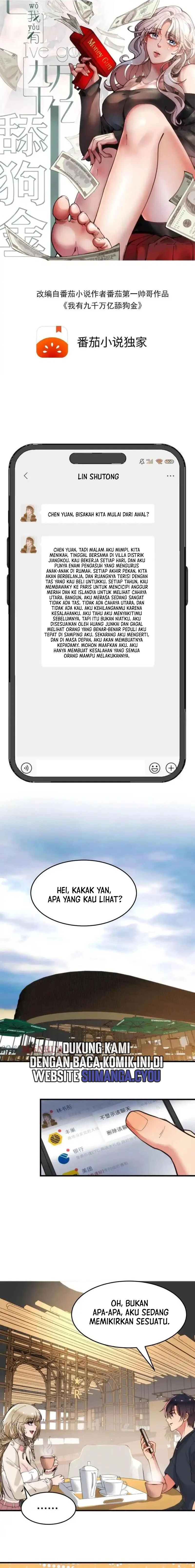 I Have 90 Billion Licking Gold Chapter 35 Bahasa Indonesia