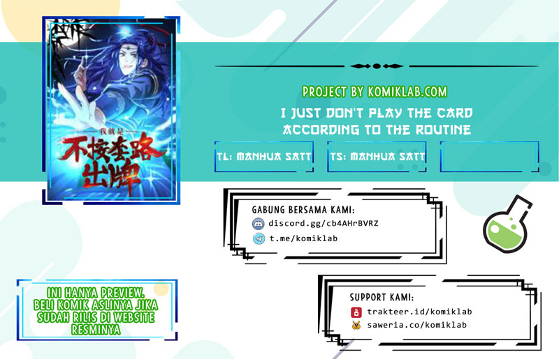 I Just Don’t Play the Card According to the Routine Chapter 80 Bahasa Indonesia
