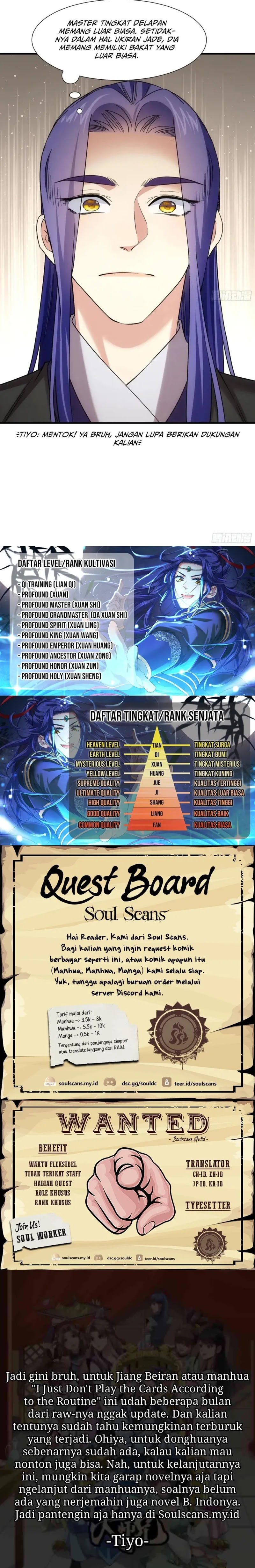 I Just Don’t Play the Card According to the Routine chapter 328