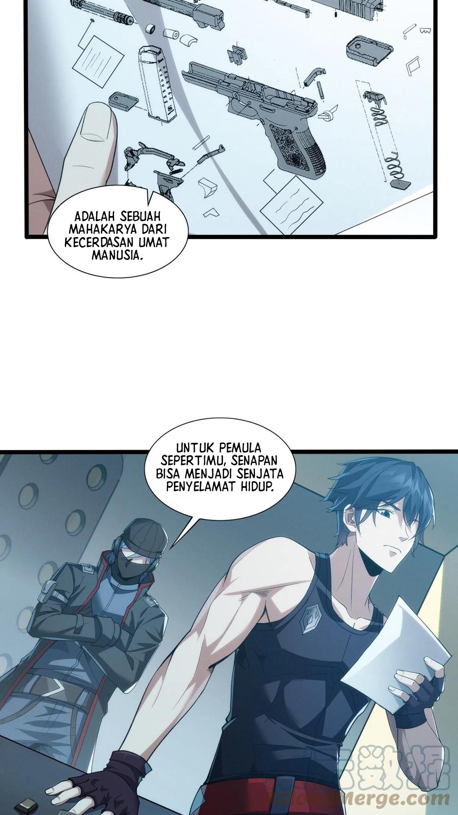 I Learn to Kill Gods in an Asylum Chapter 28 Bahasa Indonesia