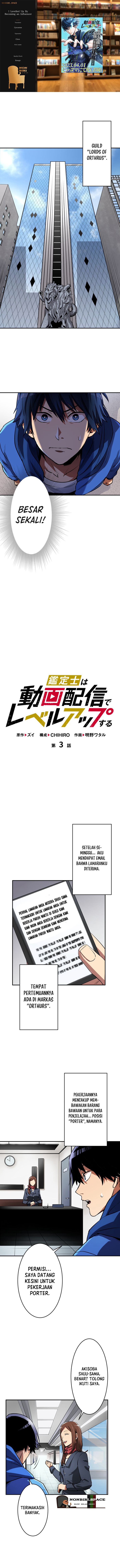 I Levelled Up by Becoming an Influencer Chapter 03 Bahasa Indonesia