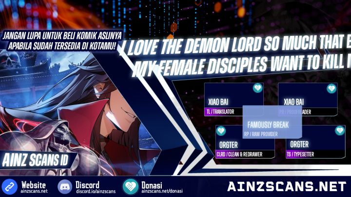 I Love the Demon Lord So Much That Even My Female Disciples Want to Kill Me chapter 15