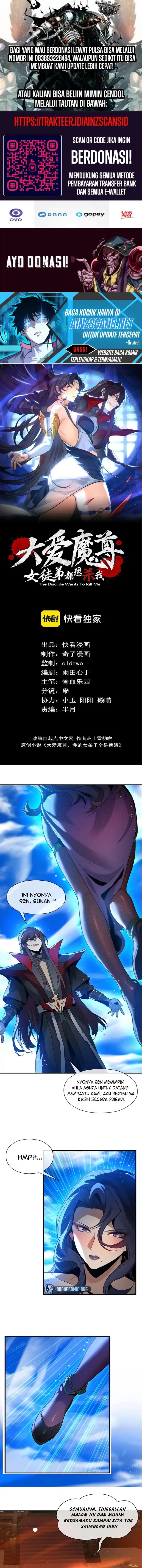 I Love the Demon Lord So Much That Even My Female Disciples Want to Kill Me Chapter 93 Bahasa Indonesia