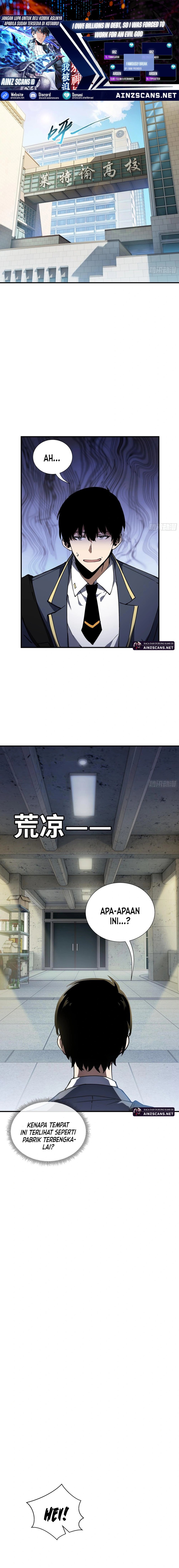 I Owe A Billion Dollars And I am Forced to Become A Worker For An Evil God chapter 6