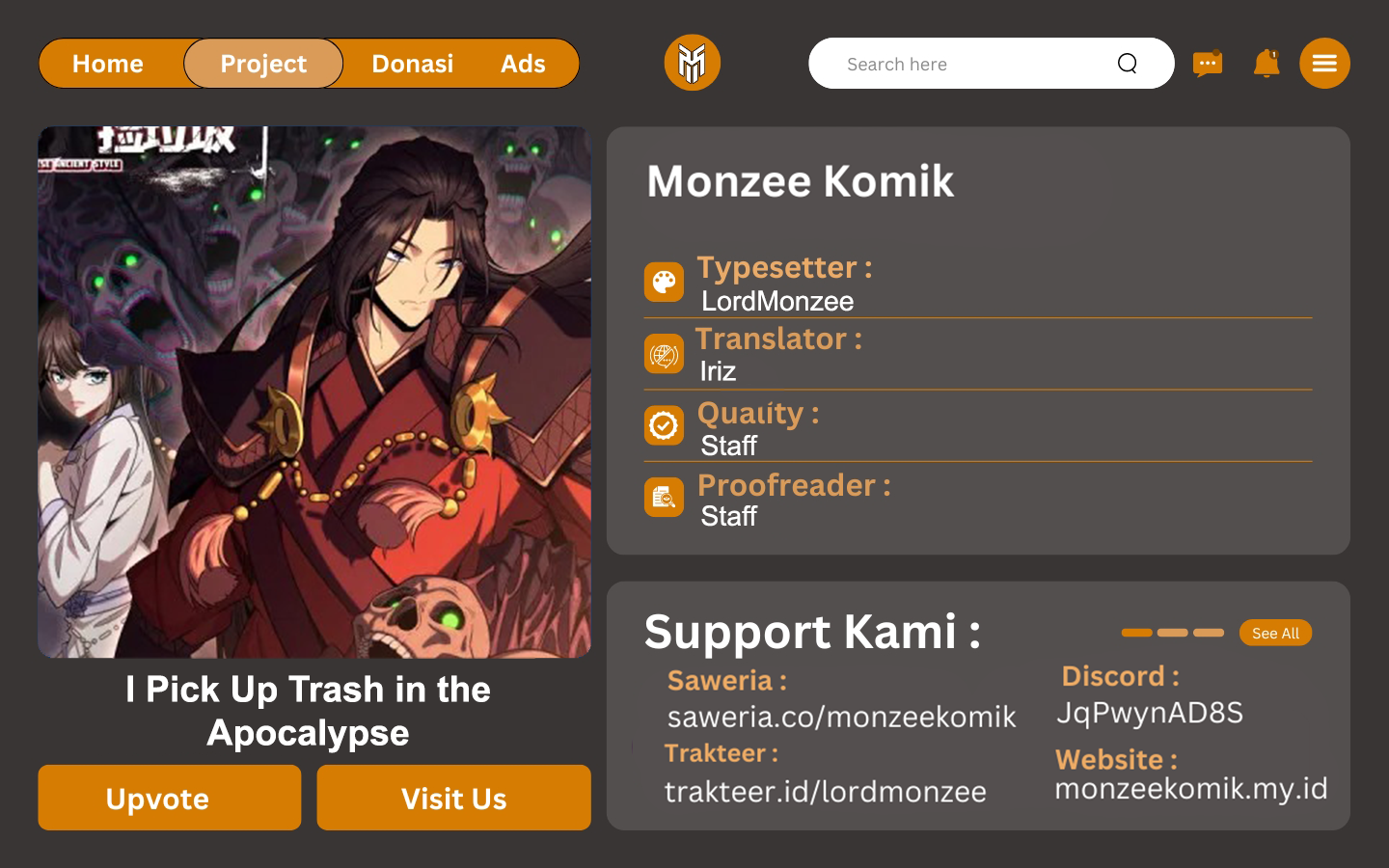 I Pick Up Trash in the Apocalypse chapter 8