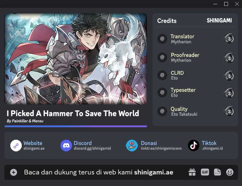 I Picked A Hammer To Save The World chapter 54