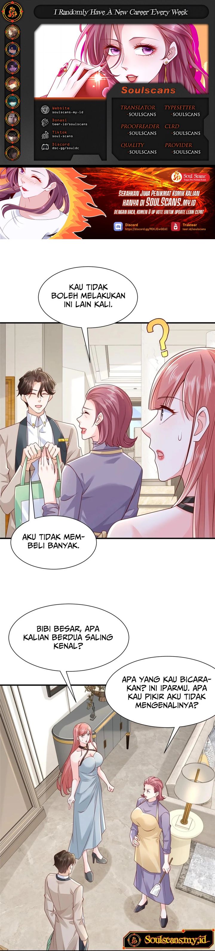 I Randomly Have A New Career Every Week Chapter 708 Bahasa Indonesia