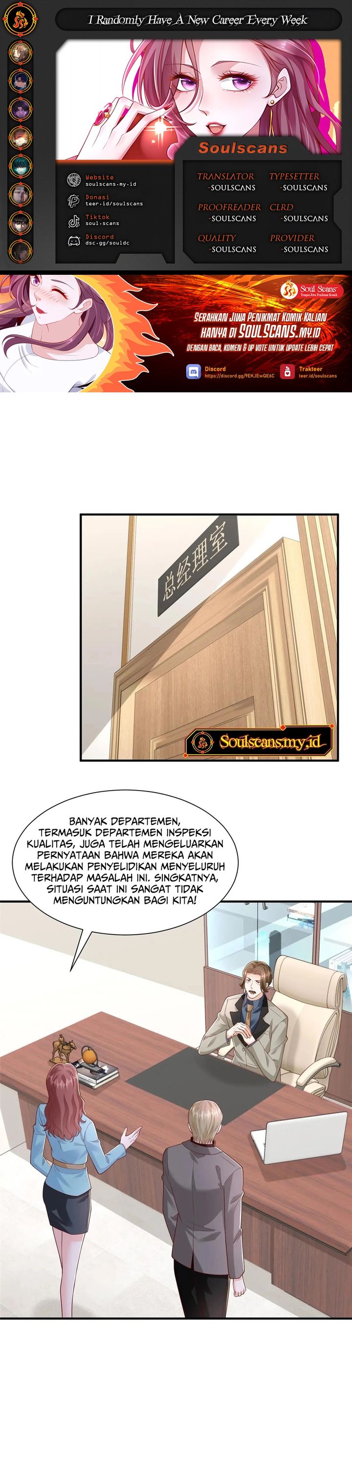 I Randomly Have A New Career Every Week Chapter 778 Bahasa Indonesia