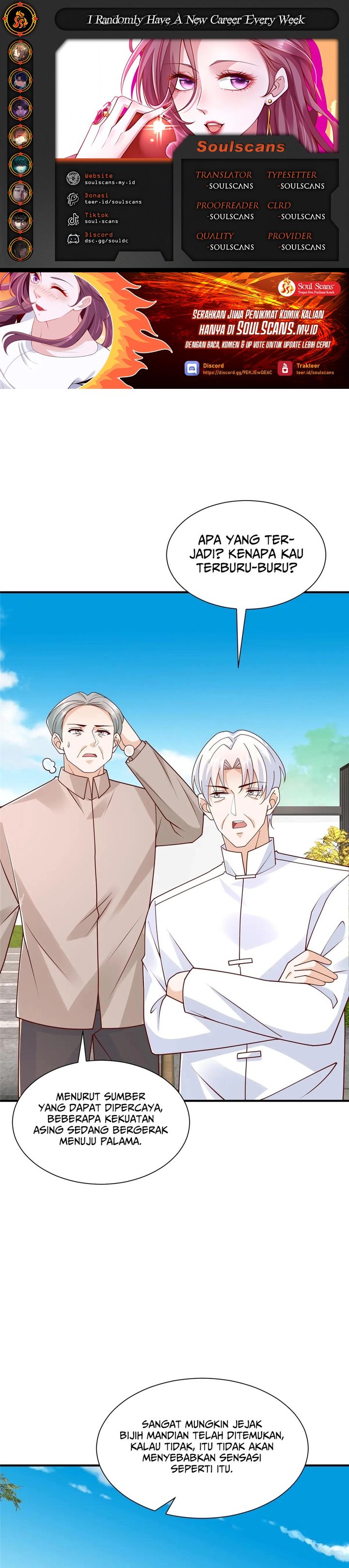 I Randomly Have A New Career Every Week Chapter 794 Bahasa Indonesia