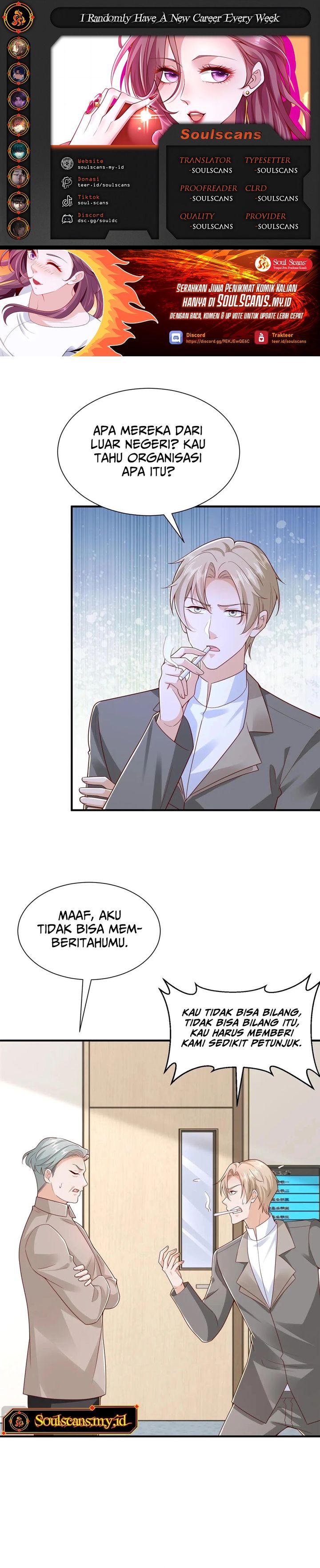 I Randomly Have A New Career Every Week Chapter 820 Bahasa Indonesia