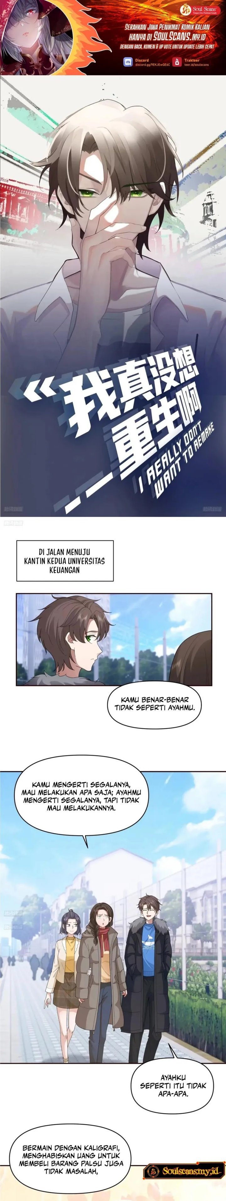 I Really Don’t Want to Be Reborn Chapter 396 Bahasa Indonesia