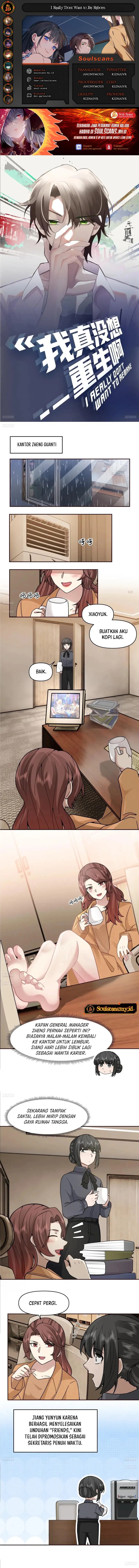 I Really Don’t Want to Be Reborn Chapter 405 Bahasa Indonesia
