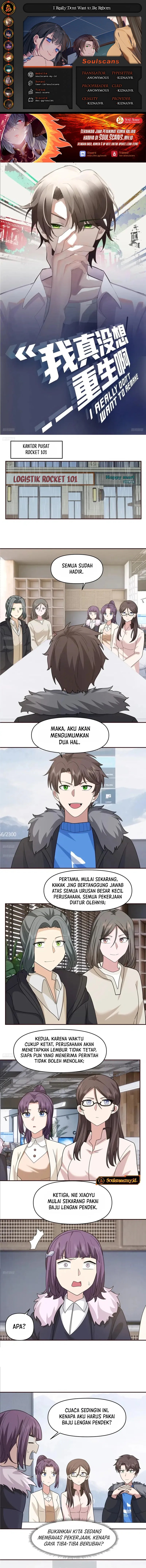 I Really Don’t Want to Be Reborn Chapter 411 Bahasa Indonesia