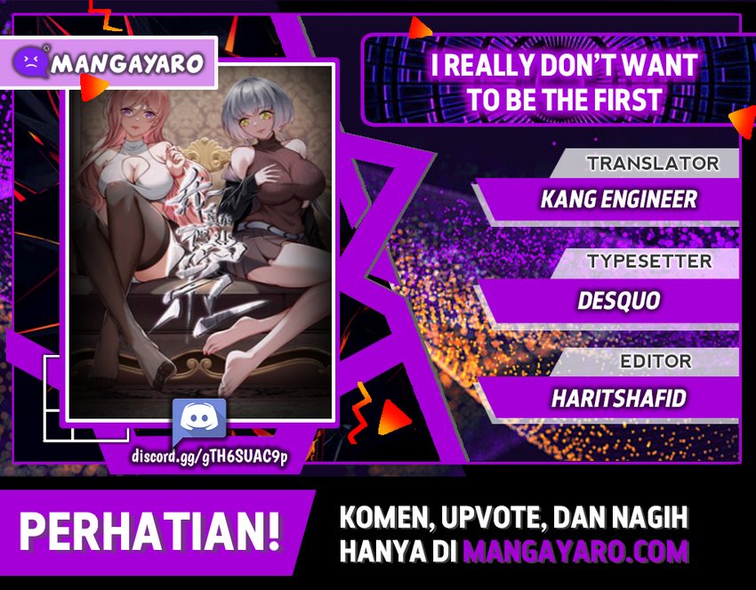 I Really Don’t Want to Be the First Chapter 14 Bahasa Indonesia