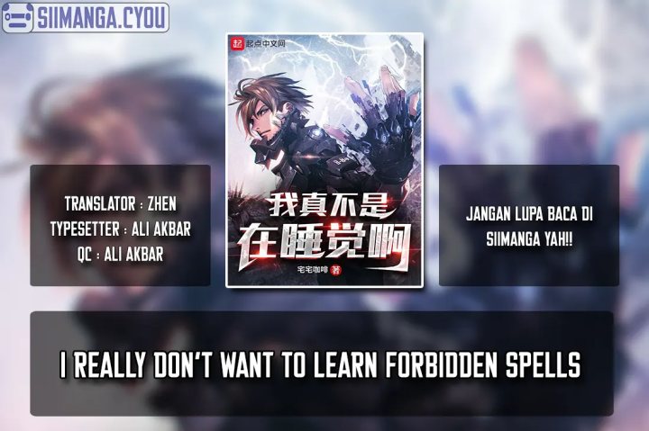 I Really Don’t Want to Learn Forbidden Spells chapter 30