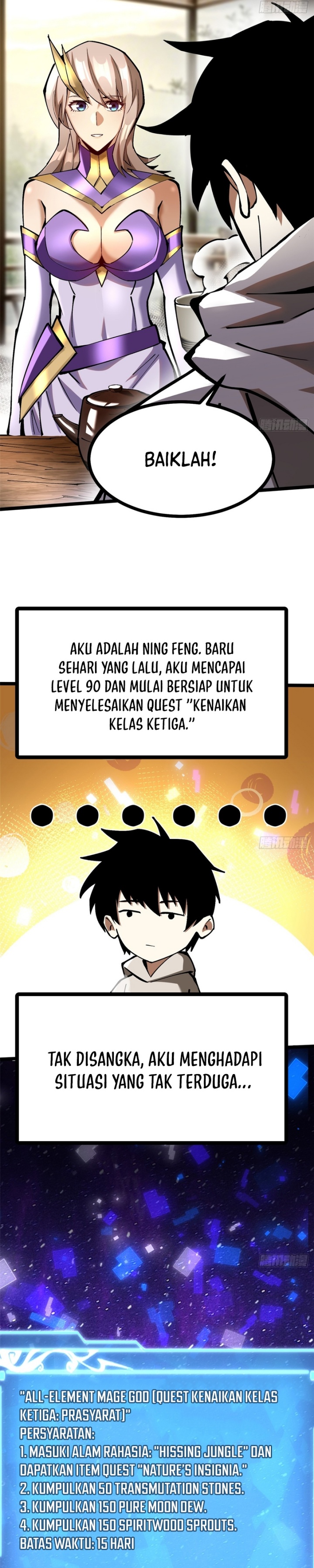I Really Don’t Want to Learn Forbidden Spells Chapter 95 Bahasa Indonesia