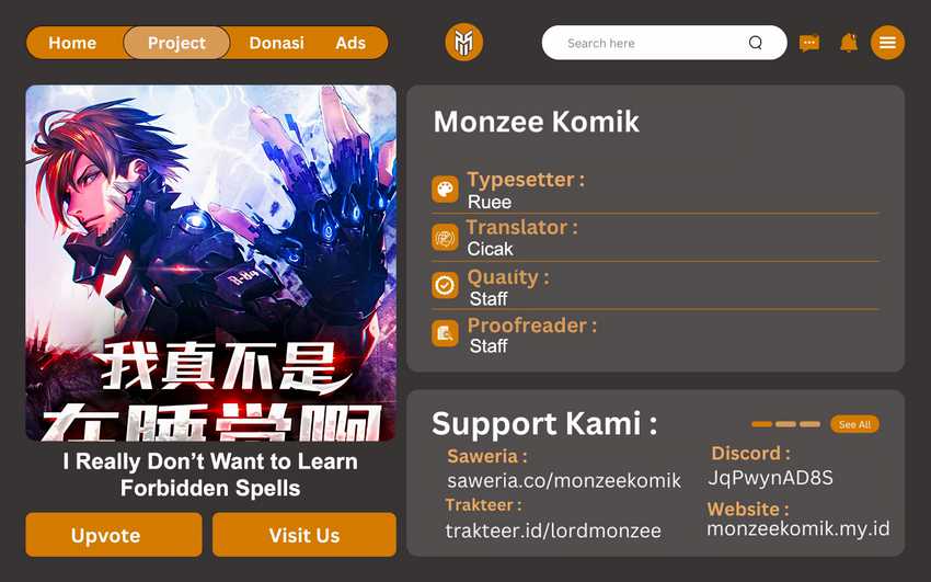 I Really Don’t Want to Learn Forbidden Spells Chapter 98 Bahasa Indonesia