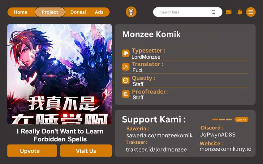 I Really Don’t Want to Learn Forbidden Spells Chapter 104 Bahasa Indonesia