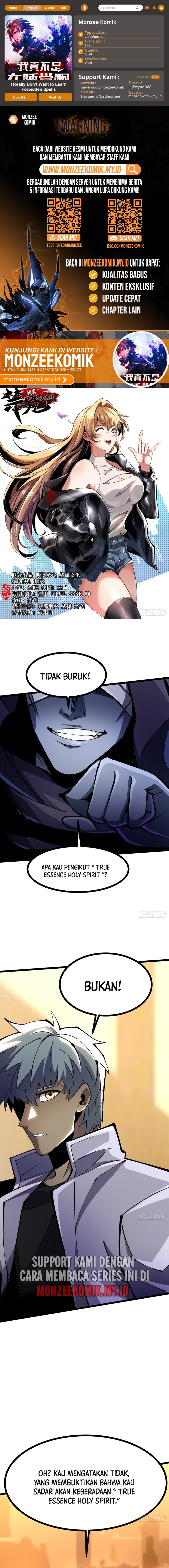 I Really Don’t Want to Learn Forbidden Spells Chapter 106 Bahasa Indonesia