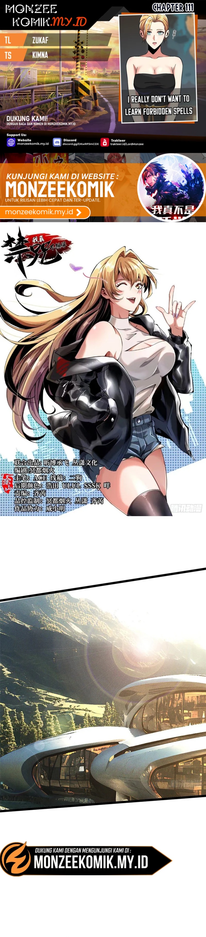 I Really Don’t Want to Learn Forbidden Spells Chapter 111 Bahasa Indonesia