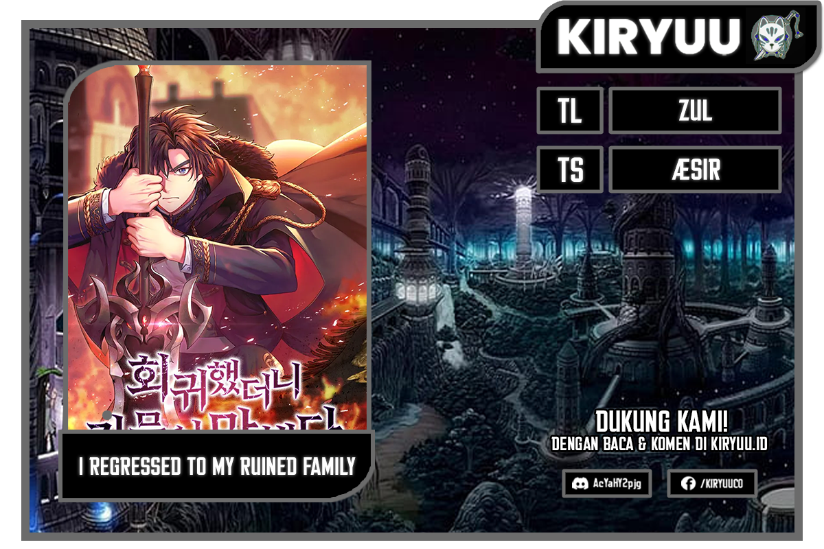 I Regressed to My Ruined Family Chapter 20 Bahasa Indonesia