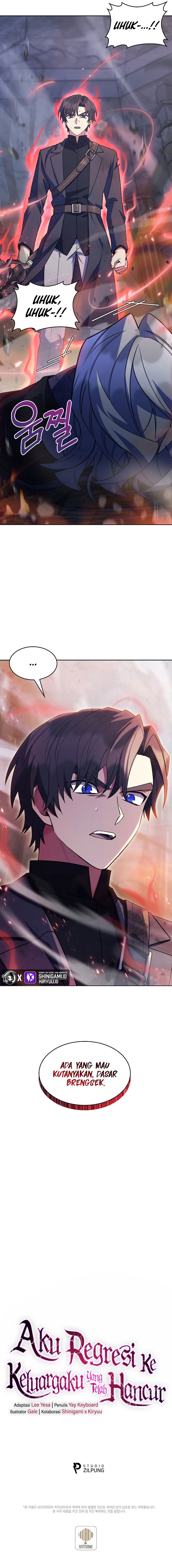 I Regressed to My Ruined Family Chapter 33 Bahasa Indonesia