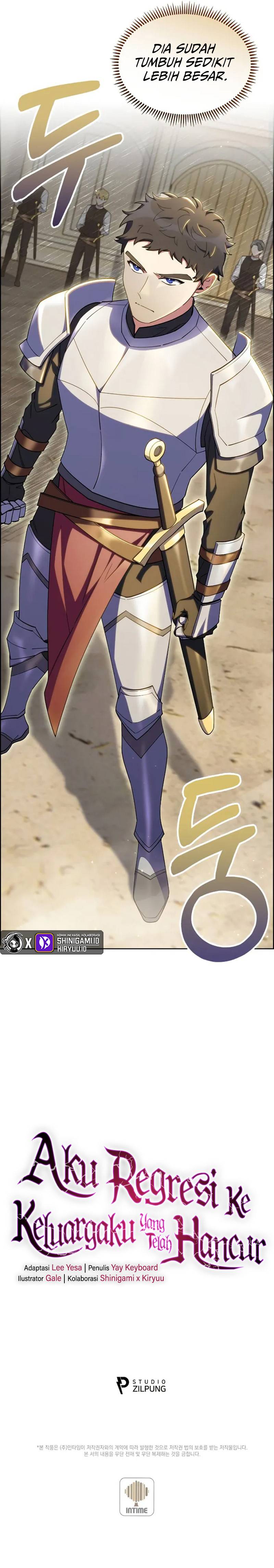 I Regressed to My Ruined Family Chapter 57 Bahasa Indonesia