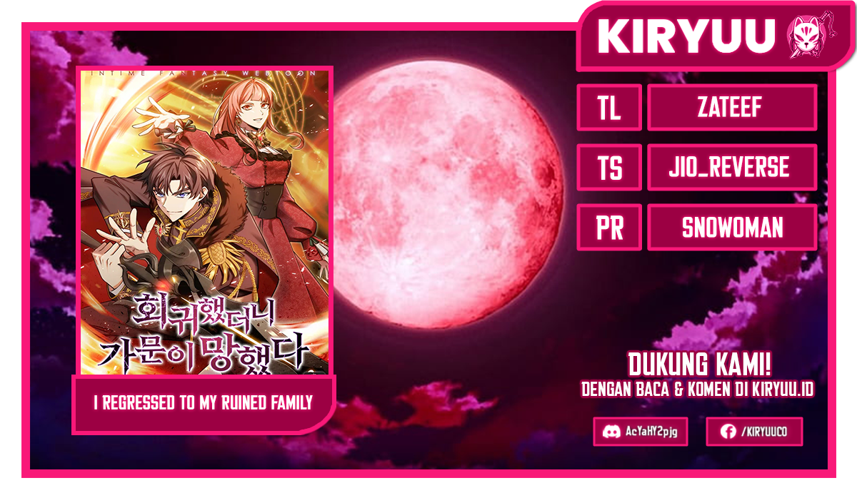 I Regressed to My Ruined Family Chapter 76 Bahasa Indonesia