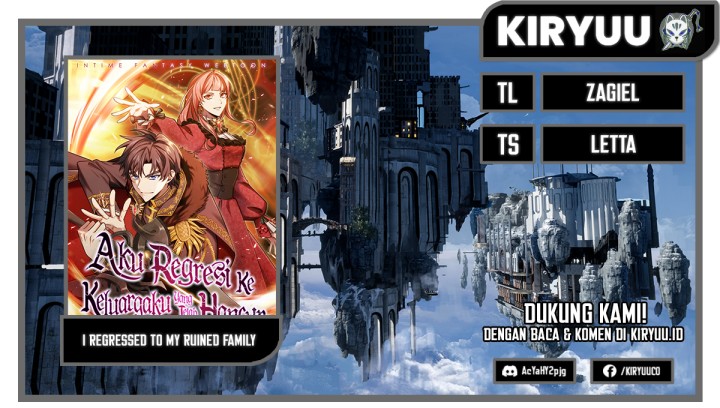 I Regressed to My Ruined Family Chapter 81 Bahasa Indonesia