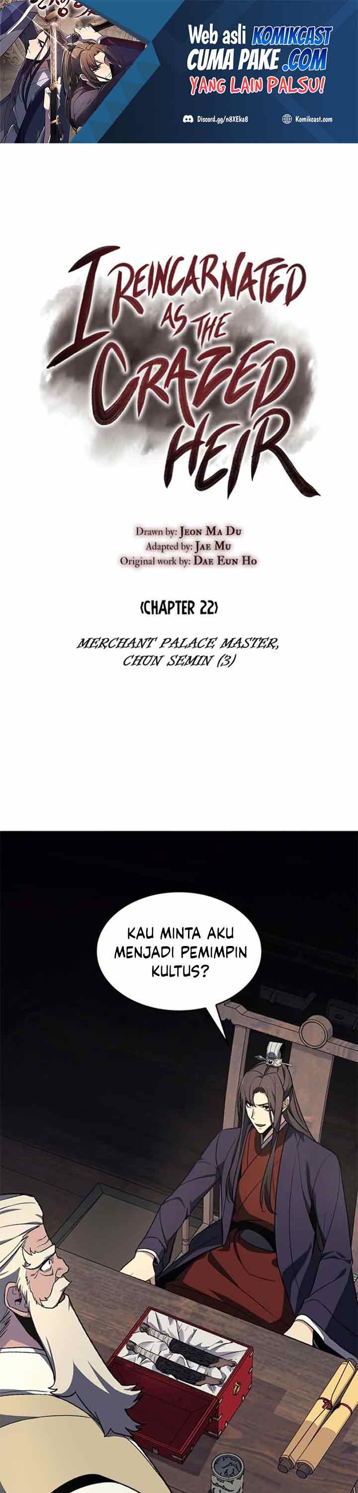 I Reincarnated As The Crazed Heir chapter 22