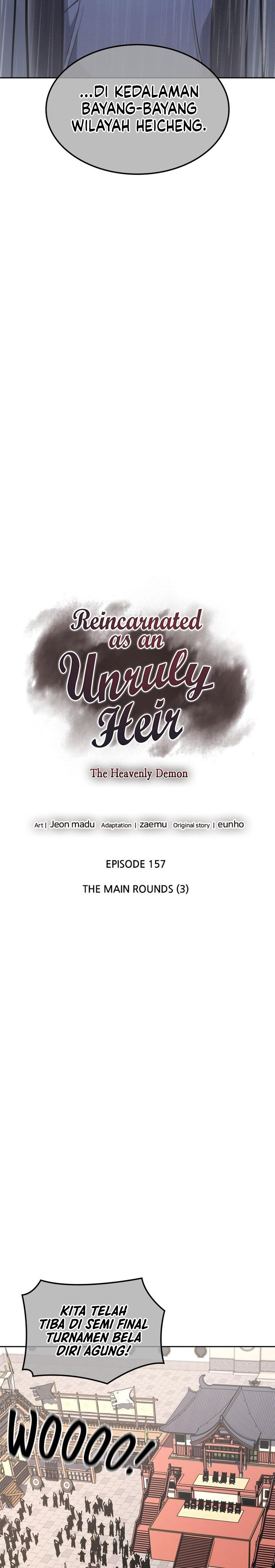 I Reincarnated As The Crazed Heir Chapter 157 Bahasa Indonesia