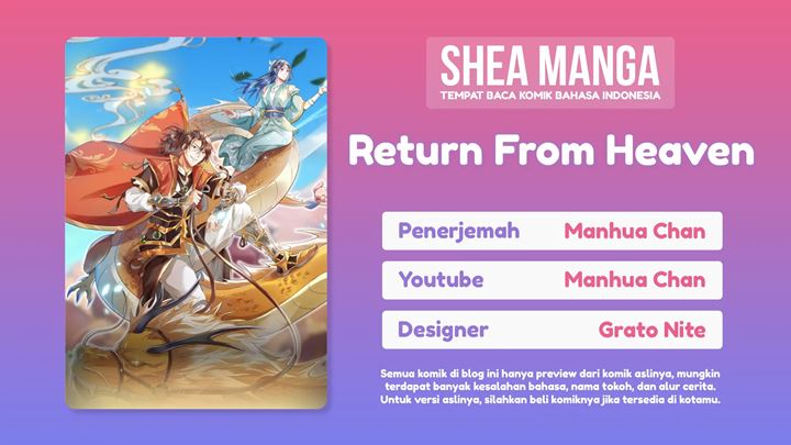 I Return From The Heavens (Return From Heaven) chapter 9