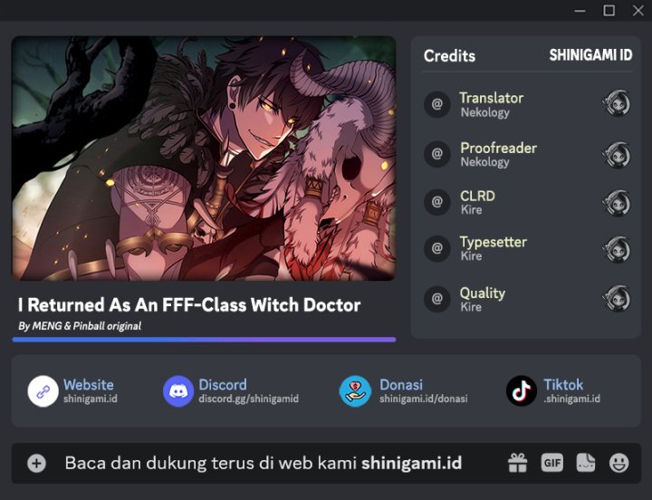 I Returned As An FFF-Class Witch Doctor chapter 7