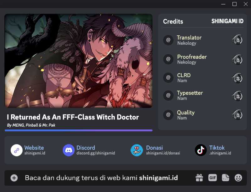 I Returned As An FFF-Class Witch Doctor chapter 32
