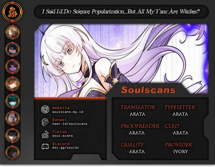 I Said l’d Do Science Popularization, But All My Fans Are Witches? Chapter 07 Bahasa Indonesia