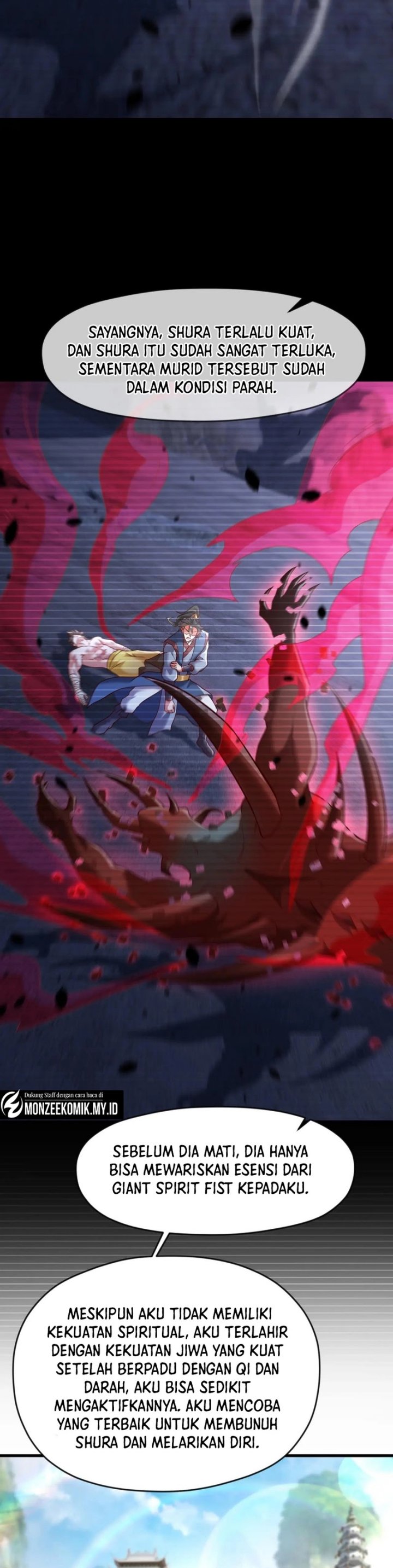 I Scared the Divine Lord as I handed over the Ancient Immortal Pill Chapter 78 Bahasa Indonesia